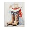 Stupell Industries Patriotic Cowboy Boots Canvas By Arlington Prints